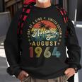 Awesome Since August 1964 Vintage 58Th Birthday For Men Sweatshirt Gifts for Old Men