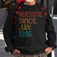 Awesome Since July 1996 27Th Birthday 27 Years Old Vintage Sweatshirt Gifts for Old Men