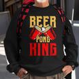 Beer Pong King Alkohol Trinkspiel Beer Pong V2 Sweatshirt Geschenke für alte Männer