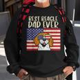 Best Beagle Dad Ever Flag Patriotic Dog Lover Owner Men Gift Gift For Mens Sweatshirt Gifts for Old Men