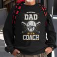 Best Dad Sports Coach Baseball Softball Ball Father Sweatshirt Gifts for Old Men