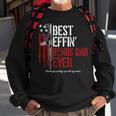 Best Effin’ Bonus Dad Ever Gun Rights American Flag On Back Gift For Mens Sweatshirt Gifts for Old Men