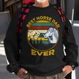 Best Horse Dad Ever Vintage Fathers Day Sweatshirt Gifts for Old Men