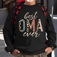 Best Oma Ever Gifts Leopard Print Mothers Day Sweatshirt Gifts for Old Men