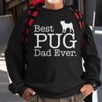 Best Pug Dad EverFunny Pet Kitten Animal Parenting Sweatshirt Gifts for Old Men