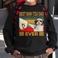 Best Shih Tzu Dad Ever Retro Vintage V2 Sweatshirt Gifts for Old Men