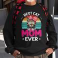 Beste Katzenmutter Ever Sweatshirt für Damen, Katzenliebhaber Tee Geschenke für alte Männer