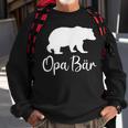 Bester Opa Bär Sweatshirt für Großvater mit Enkel, Lustig Geschenke für alte Männer