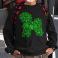 Bichon Frise Dog Shamrock Leaf St Patrick Day Sweatshirt Gifts for Old Men