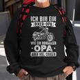 Biker-Opa Wie Normaler Opa Aber Viel Cooler Motorrad Sweatshirt Geschenke für alte Männer