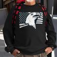 Bird Brave Amerikanische Flagge Sweatshirt Geschenke für alte Männer