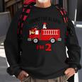 Birthday 2 Year Old Fire Fighter Truck | Firetruck Sweatshirt Gifts for Old Men