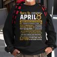 Born In April Taurus Funny Birthday Gift Sweatshirt Gifts for Old Men