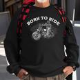 Born To Ride Motorradfahrer Motorrad Geschenk Biker Motorrad Sweatshirt Geschenke für alte Männer