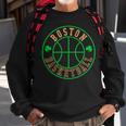 Boston Basketball Seal Shamrock Sweatshirt Gifts for Old Men