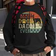 Boston Terrier Best Dog Dad Ever Vintage Fathers Day Retro Sweatshirt Gifts for Old Men