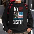 Brother My Soldier Hero Proud Military Sister - Gift Veteran Men Women Sweatshirt Graphic Print Unisex Gifts for Old Men