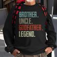 Bruder Onkel Patenvater Legende Onkel Geburtstag Sweatshirt Geschenke für alte Männer