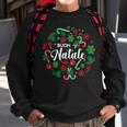 Buon Natale Italian Merry Christmas Holiday Greeting Xmas Men Women Sweatshirt Graphic Print Unisex Gifts for Old Men