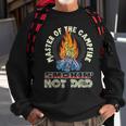Campfire Master Smoking Hot Dadbod Vintage Distressed Retro Sweatshirt Gifts for Old Men
