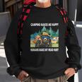 Camping Makes Me Happy Humans Make My Head Hurt Sweatshirt Geschenke für alte Männer