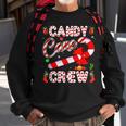 Candy Cane Crew Funny Christmas Candy Lover X Mas Pajama Men Women Sweatshirt Graphic Print Unisex Gifts for Old Men