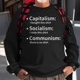 Capitalism Socialism Communism Libertarian Economics Freedom Sweatshirt Gifts for Old Men