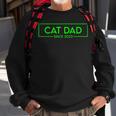 Cat Dad Since 2023 Promoted To Cat Dad V4 Sweatshirt Gifts for Old Men