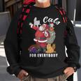 Cats For Everybody Weihnachtskatze Lustiges Weihnachtsmann Sweatshirt Geschenke für alte Männer