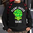 Cauliflower Plant Based Gains Sweatshirt Gifts for Old Men