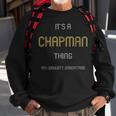 Chapman Cool Last Name Family Names Sweatshirt Gifts for Old Men