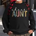 Cheer Aunt Leopard Cheerleading Props Cute Cheer For Coach Sweatshirt Gifts for Old Men