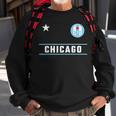 Chicago Windy City Designer Badge With Iconic 312 Area Code Sweatshirt Gifts for Old Men