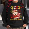 Chinese New Year 2023 Cute Dragon Year Of The Rabbit Zodiac Men Women Sweatshirt Graphic Print Unisex Gifts for Old Men