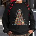 Christmas Library Tree Librarian Book Lover V4 Men Women Sweatshirt Graphic Print Unisex Gifts for Old Men