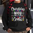 Christmas Nicu Crew Nurse Doctor Tech Neonatal Icu Squad V2 Men Women Sweatshirt Graphic Print Unisex Gifts for Old Men