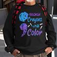 Cool Broken Crayons Still Color Suicide Prevention Awareness Sweatshirt Gifts for Old Men