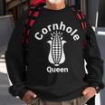 Cornhole Queen Lustiges Damen Sweatshirt, Motiv für Spielbegeisterte Geschenke für alte Männer