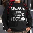 Crappie Legend Fischer Angler Sweatshirt Geschenke für alte Männer