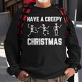 Creepy Christmas Skeleton Funny Costume Snow Xmas Men Women Sweatshirt Graphic Print Unisex Gifts for Old Men