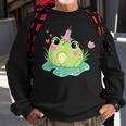 Cute Cottagecore Frog Sweatshirt Gifts for Old Men