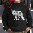 Cute Fox Team Gift Love Foxes Spirit Animal Costume Sweatshirt Gifts for Old Men