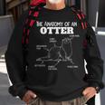 Cute Otter Explanation Anatomy Of An Otter Sweatshirt Gifts for Old Men