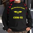 Cvn-72 Uss Abraham Lincoln Aircraft Abe Carrier Print Sweatshirt Gifts for Old Men
