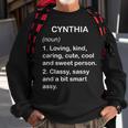 Cynthia Definition Personalized Custom Name Loving Kind Sweatshirt Gifts for Old Men