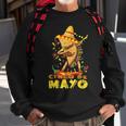 Dabbing Mexican Poncho Cinco De Mayo Taco Sombrero Funny Dab Sweatshirt Gifts for Old Men