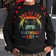Dad Of The Birthday Boy Vintage Matching Gamer Birthday Sweatshirt Gifts for Old Men