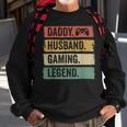 Daddy Ehemann Gaming Legende Vintage Video Gamer Papa Vater Sweatshirt Geschenke für alte Männer