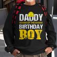 Daddy Of The Birthday Boy Construction Family Matching Sweatshirt Gifts for Old Men