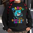 Daddy Of The Shark Birthday Dad Matching Family Bday Sweatshirt Gifts for Old Men